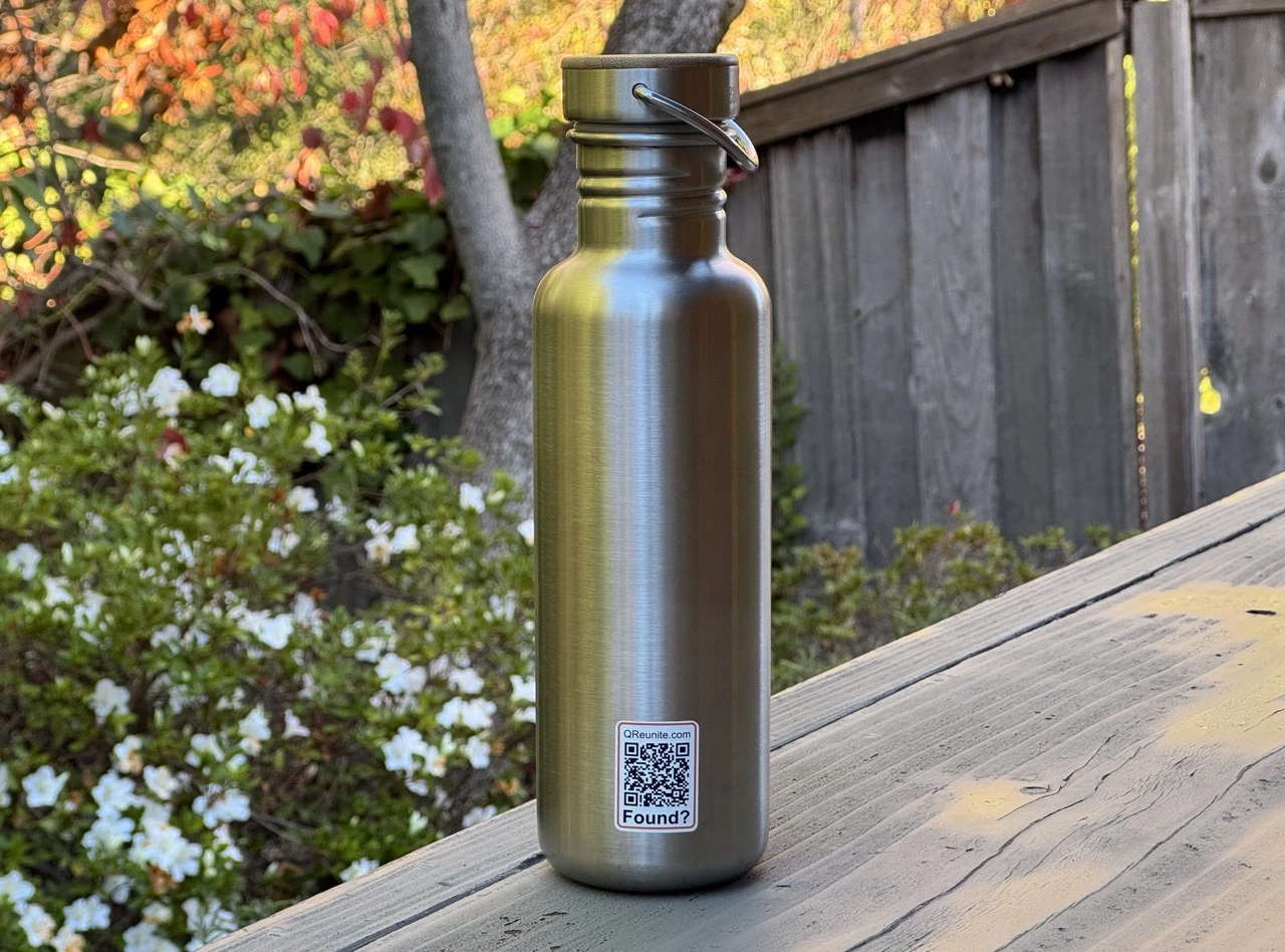 Daily Essentials - Water Bottle with QR Label